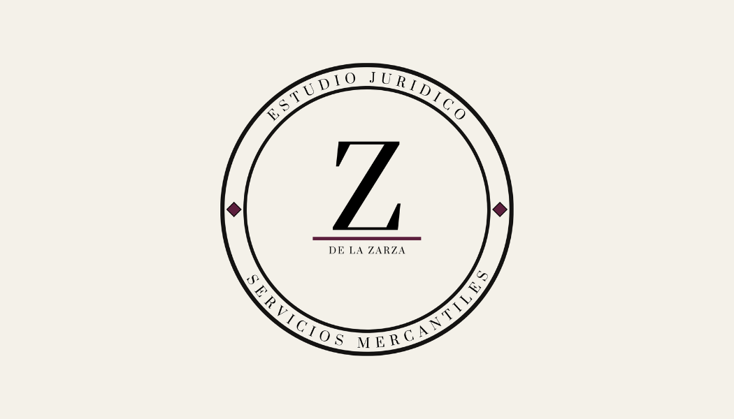 Sello de De la Zarza, estudio jurídico — servicios mercantiles